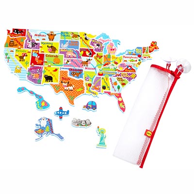 Alex Bath USA Map in the Tub Kids Bath Activity - Best for Learning About US States Alex Bath USA Map in the Tub Kids Bath Activity - Best for Learning About US States