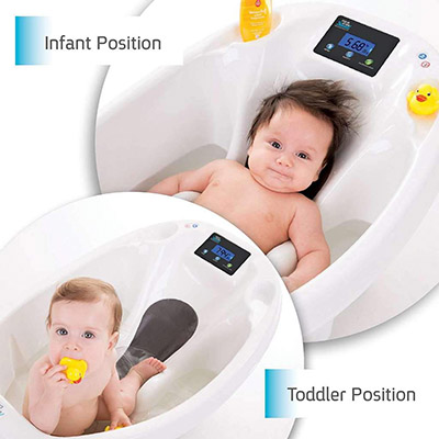 Baby Patent-19338 - Aquascale Newborn Bathtub Helps you Accurately Weigh Your Baby